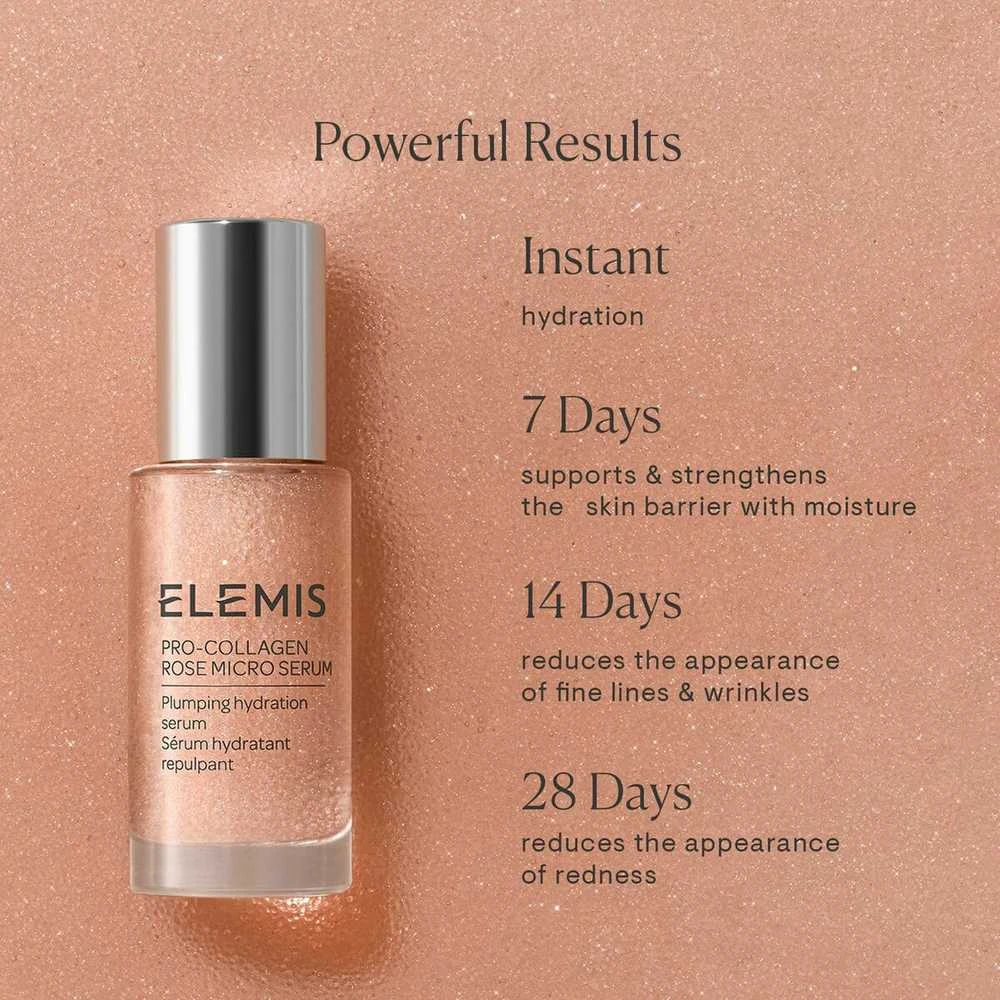 „Elemis Pro-Collagen“ rožių mikro serumas, 30 ml
