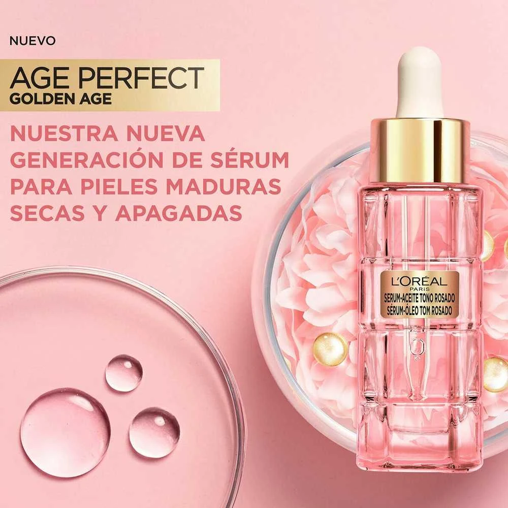 L'Oreal AGE PERFECT GOLDEN AGE serum-oil pink tone 30 ml