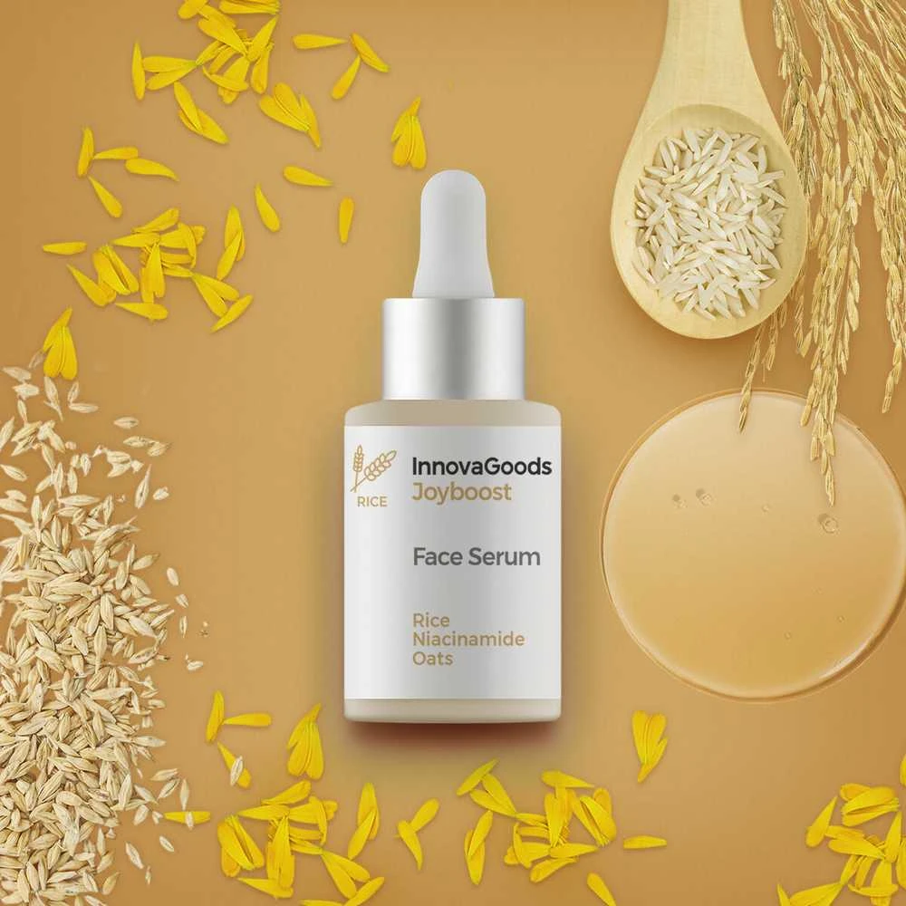 InnovaGoods Rice Joyboost veido serumas 30 ml