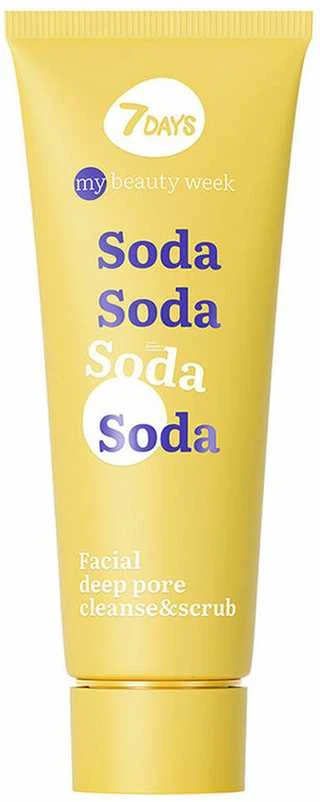 7Days 7 DAYS My Beauty Week veido giluminis porų valymas ir šveitimas Soda, 80 ml
