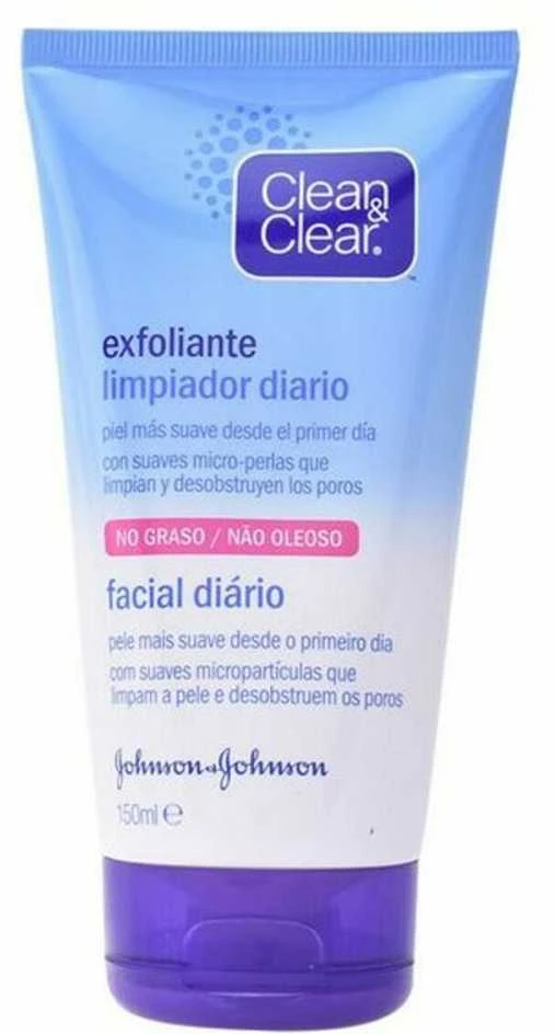 CLEAN & CLEAR exfoliante limpiador diario 150 ml