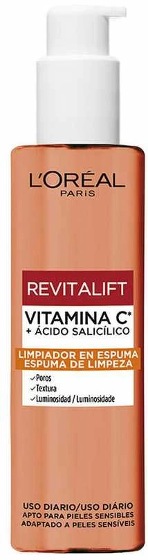 L'Oreal REVITALIFT VITAMIN C + SALICIC ACID foam cleanser 150 ml