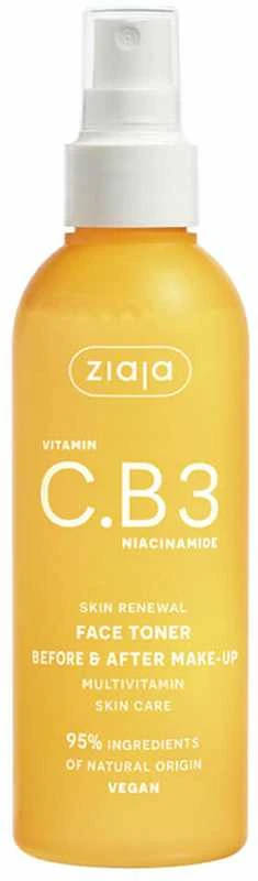 Ziaja Vitaminas C B3 Niacinamido Tonikas veido purškalas 190ml