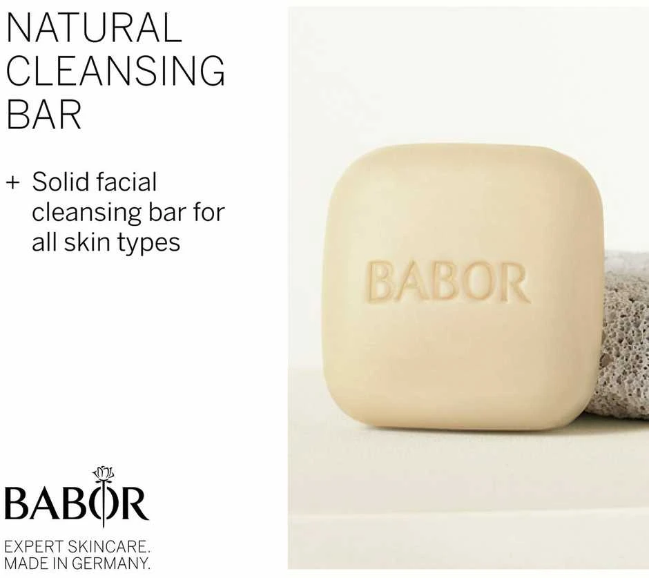 Babor Natural Cleansing Bar natūralus valomasis muilas, 65 g
