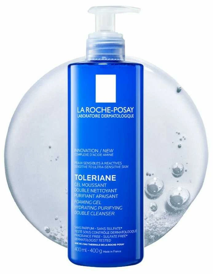 La Roche Posay Toleriane Double Cleansing Foaming Gel švelnus valomasis kūno gelis, 400 ml