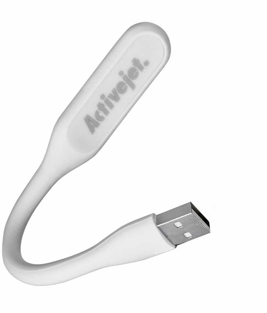 Activejet USB LED computer lamp Baltas