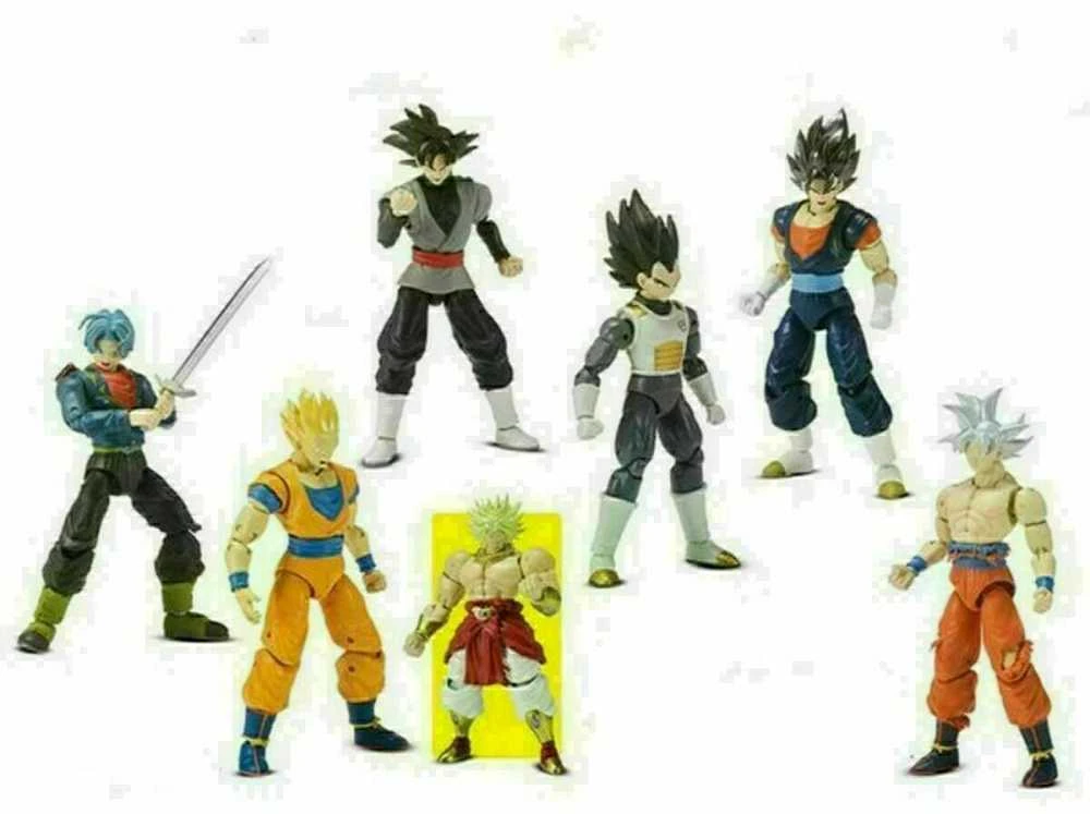 DRAGON STARS Poseable figūrėlė su priedais, 16 cm - Super Saiyan Goku