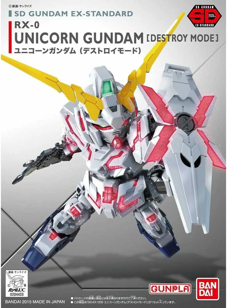 Bandai SDEX UNICORN GUNDAM[DESTROY MODE]