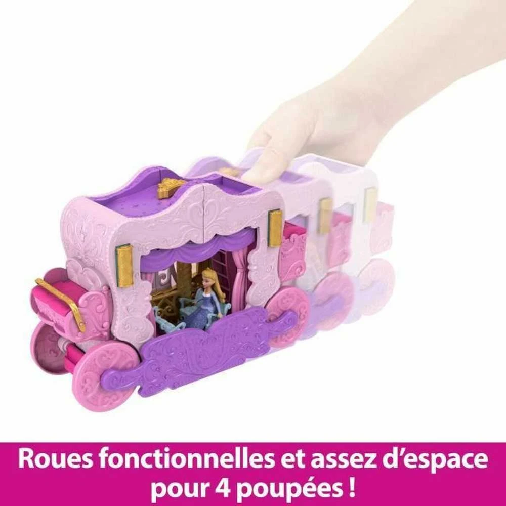 Mattel Disney Princess. Rinkinys 2w1 Karoca i Zamek HWX17