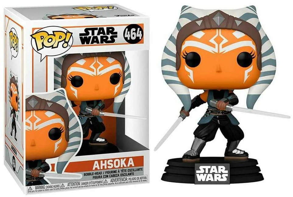 FUNKO POP! Vinilinė figūrėlė STAR WARS: AHSOKA su kardais, 12 cm