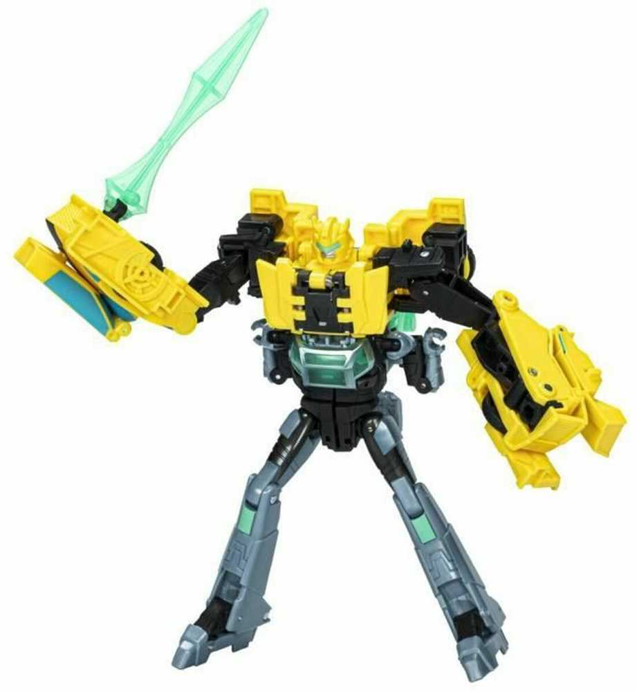 Transformers EarthSpark Cyber-Combiner Bumblebee ir Mo Malto veiksmo figūrėlės