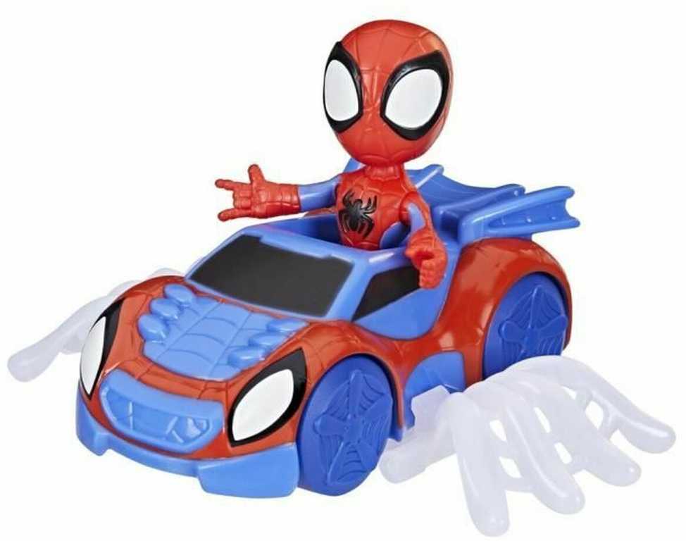SPIDEY paveikslas + WEB-CRWLER transporto priemonė + puikus tinklas! Hasbro F7454 SPIDERMAN