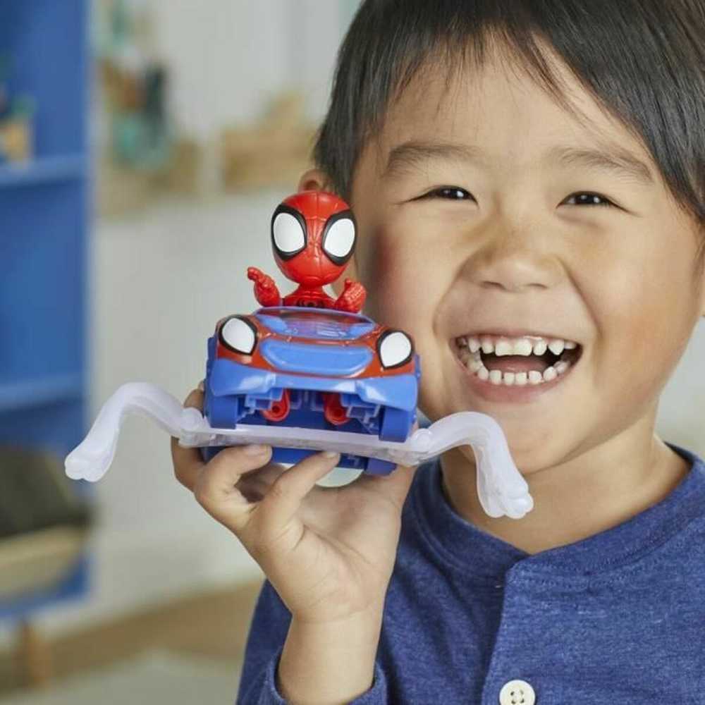 SPIDEY paveikslas + WEB-CRWLER transporto priemonė + puikus tinklas! Hasbro F7454 SPIDERMAN