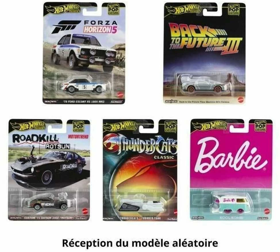 Mattel HOT WHEELS PREMIUM automodeliukai – Pop Culture (HXD63)