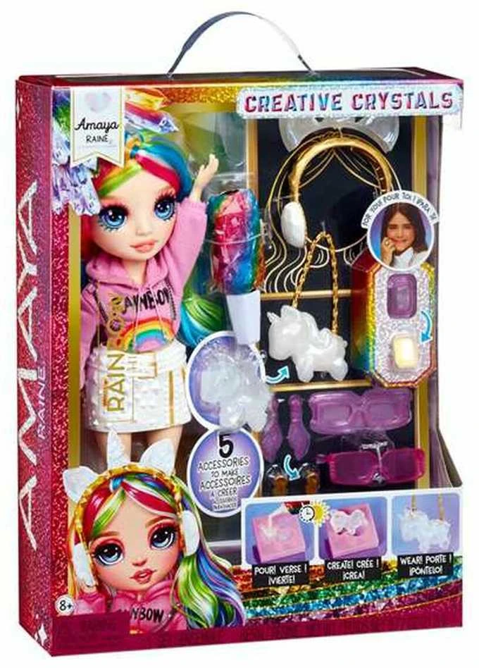 MGA Lėlė 121411-EUC Rainbow High Creative Crystals mados lėlė - Amaya