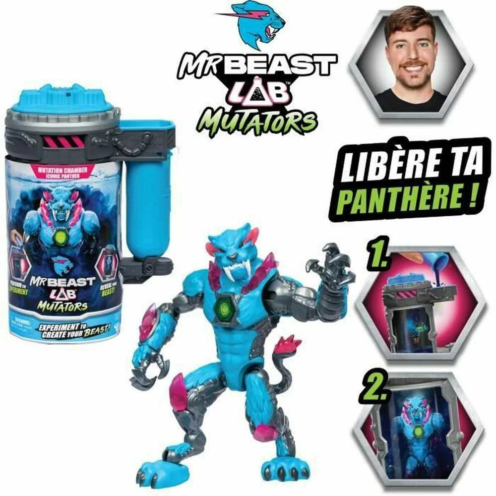 Moose Toys MrBeast Lab MR. BEAST LAB Mutator Action Figs -Ikoninė pantera