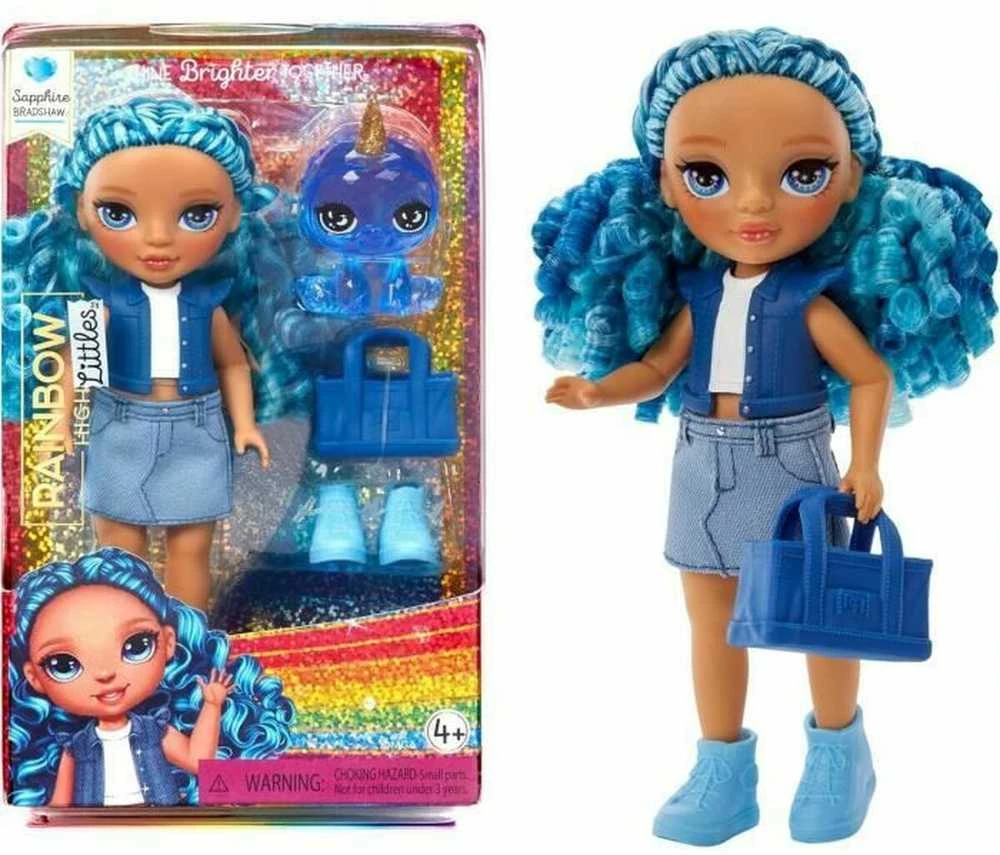 MGA Rainbow High Littles lėlė Sapphire mėlyna 531197-EUC