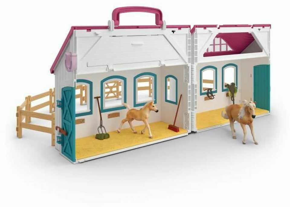Figūrėlių rinkinys mažoji pasaga arklidėms Schleich Horse Club
