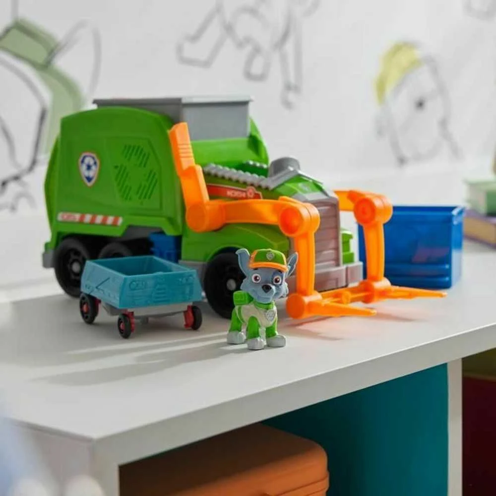 Spin Master PAW PATROL transporto priemonė Sustainable Rocky Deluxe Vehicle, 6071248