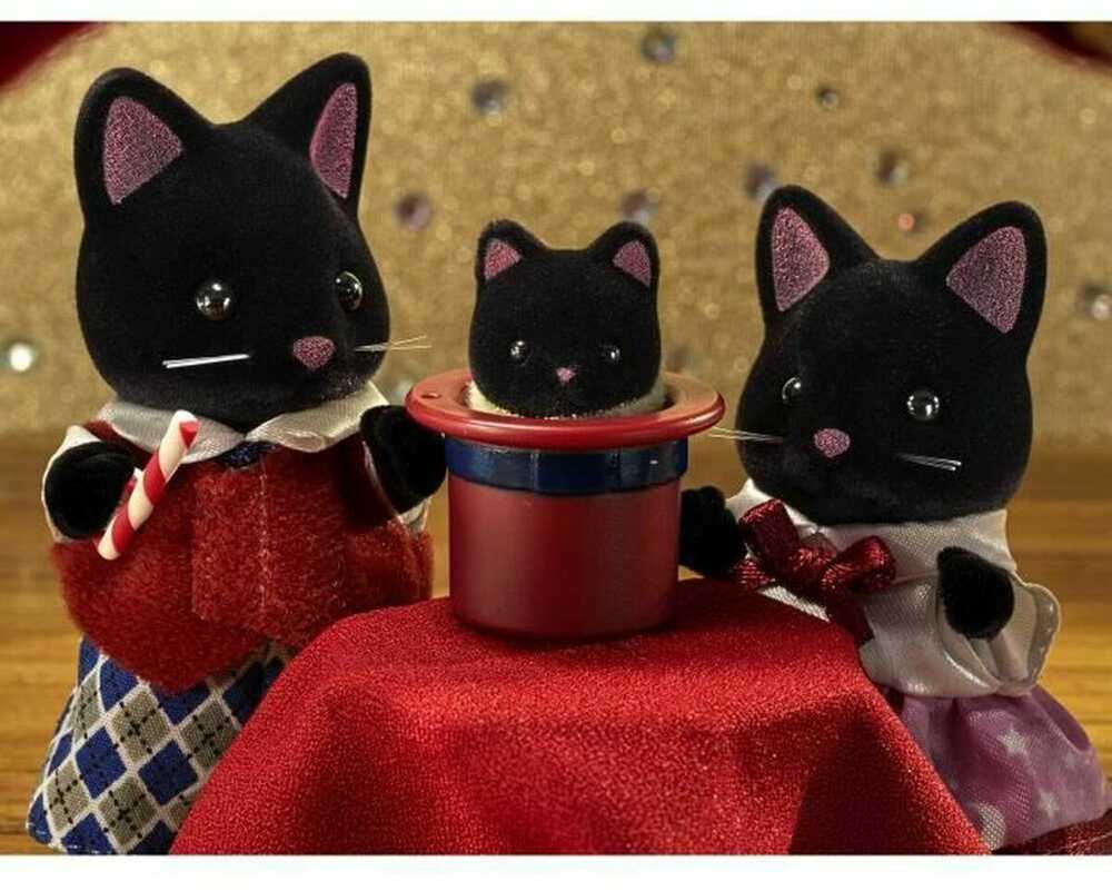 Sylvanian Families Vidurnakčio kačiukų šeimynėlė