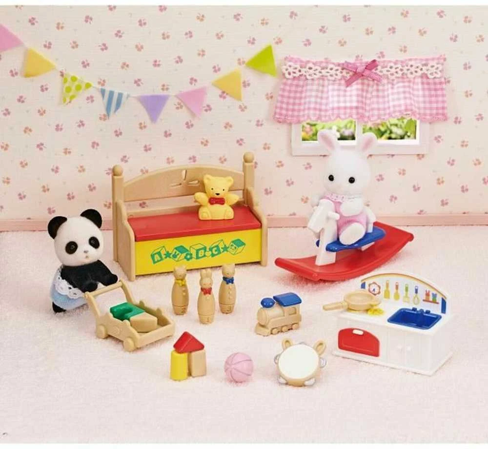 Sylvanian Families Epoch Figūrėlės vaikų žaidimų kambariui Sylvanian Village