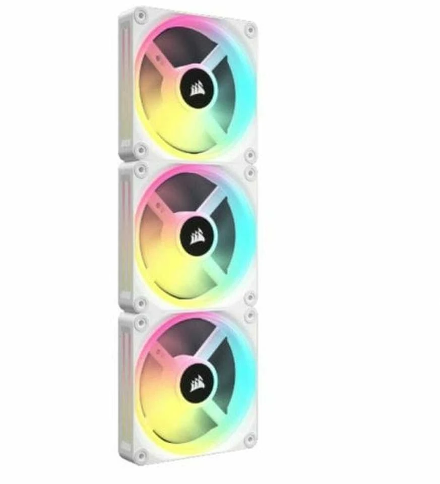 Corsair iCUE LINK QX120 RGB 3-pack + Hub CO-9051006-WW Baltas