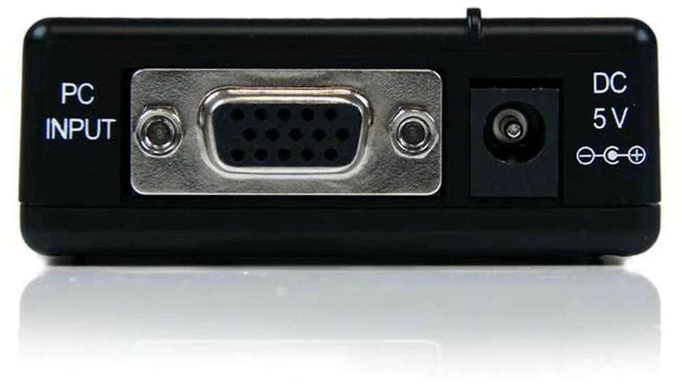 Adapteris AV StarTech D-Sub (VGA) - S-Video juoda (VGA2VID)