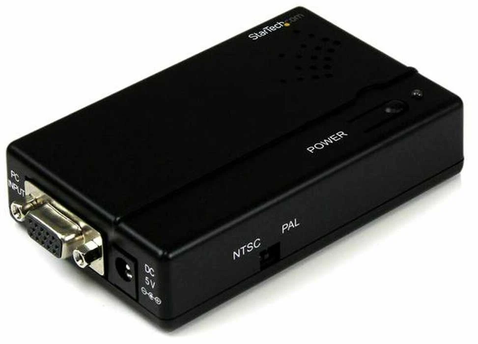 Adapteris AV StarTech D-Sub (VGA) - S-Video juoda (VGA2VID)