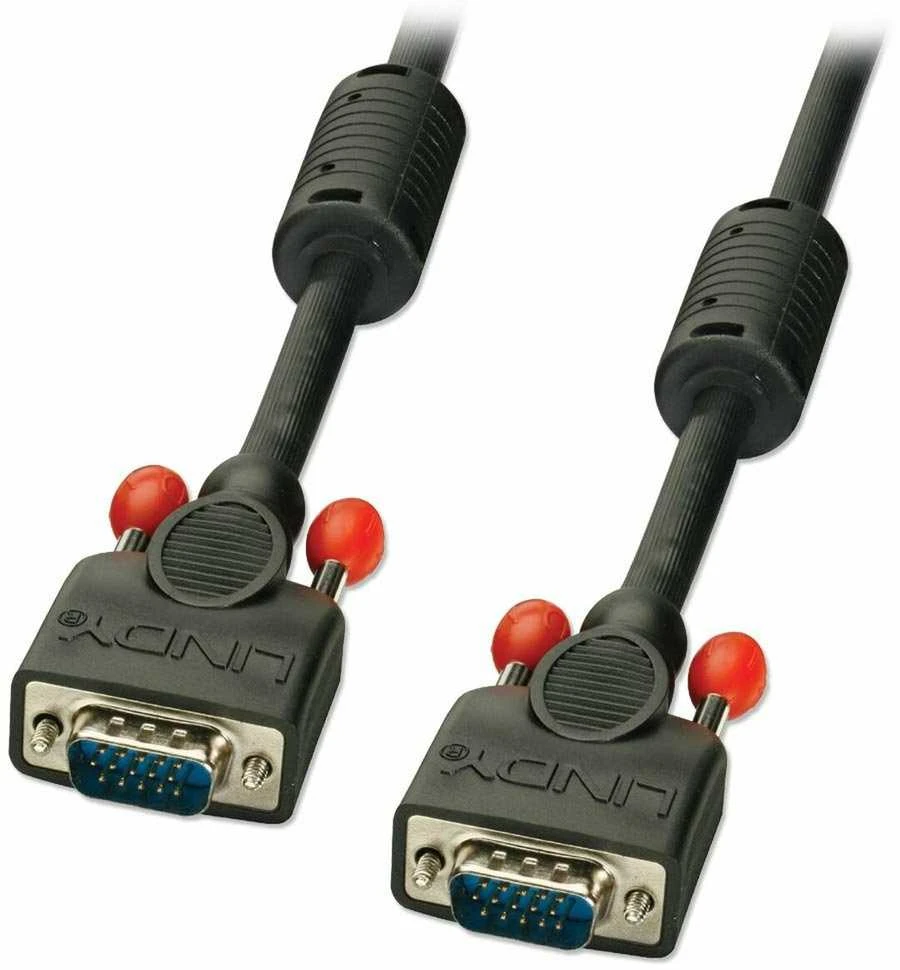 Vaizdo Kabelis - LINDY VGA Laidas M/M, 0.5 m, Juodas