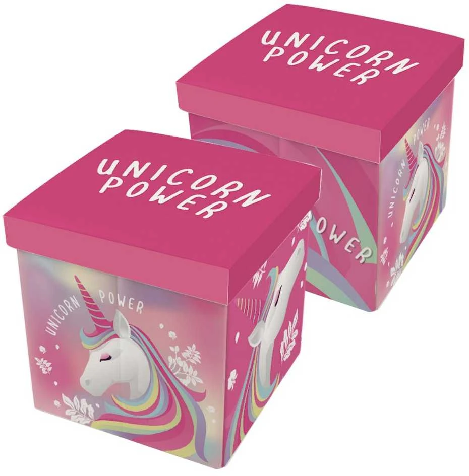 MCU Unicorn Skammel med opbevaring (Sammenklappelig )