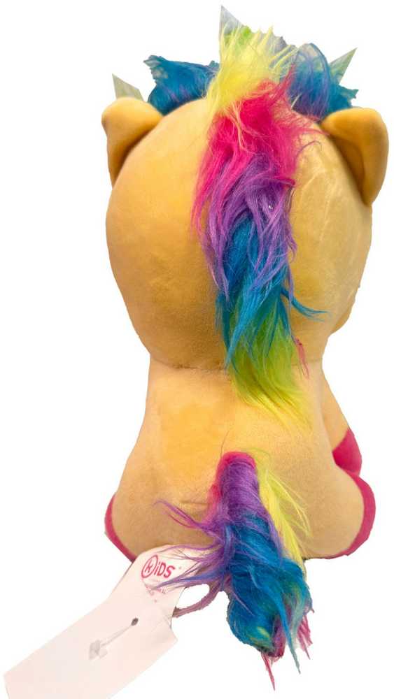 Vienaragio geltona pliušinė figūrėlė 16 cm