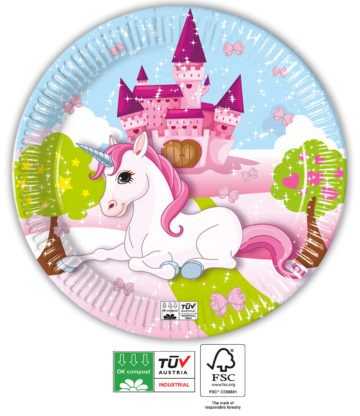 Boland Traciks GoDan Vienaragio popierinės lėkštės 23 cm 8 vnt.