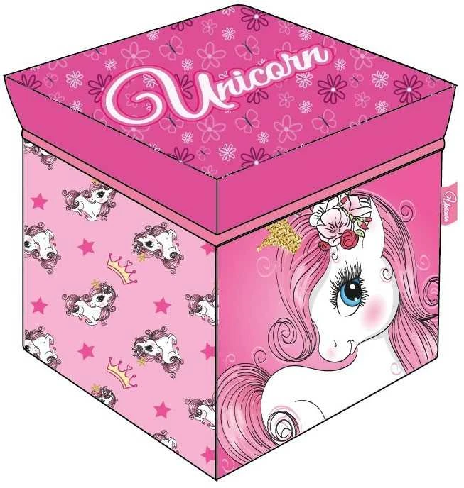 Vienaragio princesės žaislų laikymo vieta 30√ó30√ó30 cm