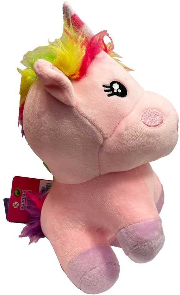 Vienaragio rožinė pliušinė figūrėlė 16 cm