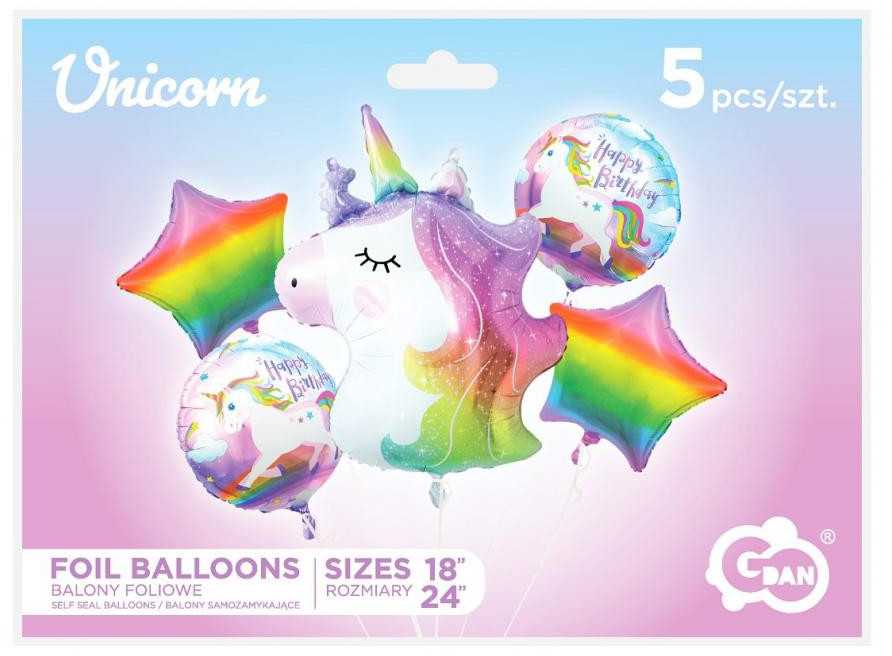 GoDan Foil Balloons - Vienaragio žiedai, 5 svarai.