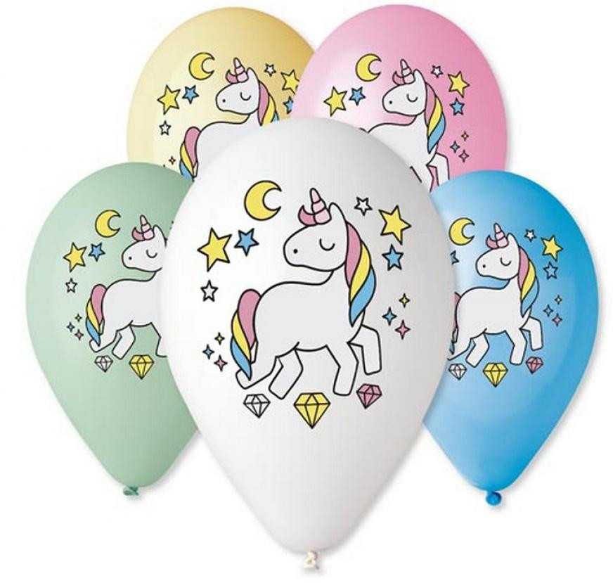 Aukščiausios kokybės balionai 12 Unicorns GODAN GS110/P661