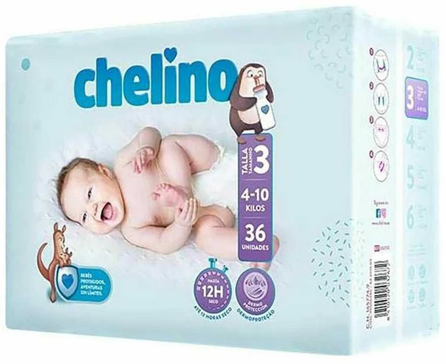 "Chelino Fashion-Love" sauskelnės T-3 36 vienetai
