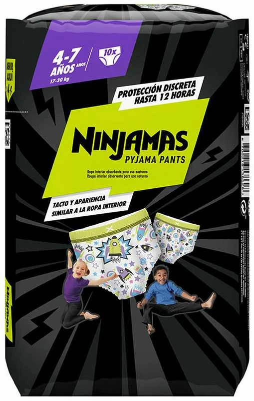 DODOT NINJAMAS PANTS 4-7 metai 17-30 kg 10 u
