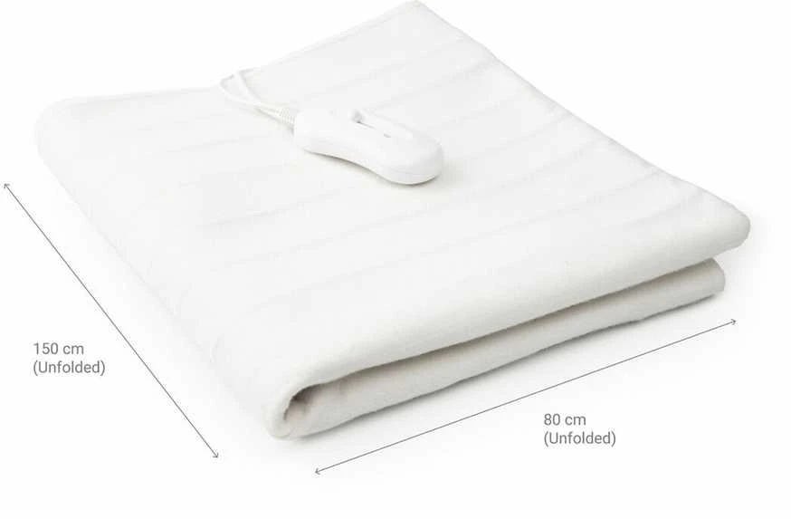 Vienvietis elektrinis antčiužinis Krewarm InnovaGoods 60 W 80 x 150 cm Balta