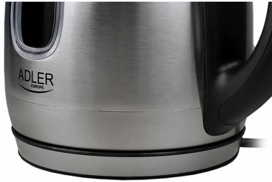 Adler | Virdulys | AD 1223 | Standard | 2200 W | 1.7 L | Nerūdijantis plienas | 360° rotational base | Nerūdijantis plienas