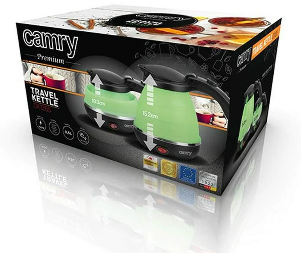 Camry | Travel Virdulys | CR 1265 | Electric | 750 W | 0.5 L | Plastic | Žalias