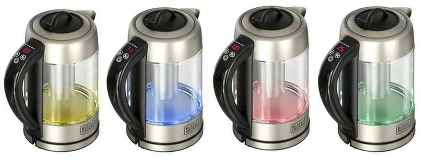 Black & Decker juodas+decker Juodas & Decker electric virdulys BXKE2205E