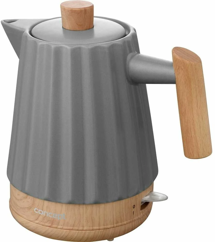 Concept Koncepcija RK0092 Keraminis elektrinis virdulys 1,5 l Tamsus pilkas