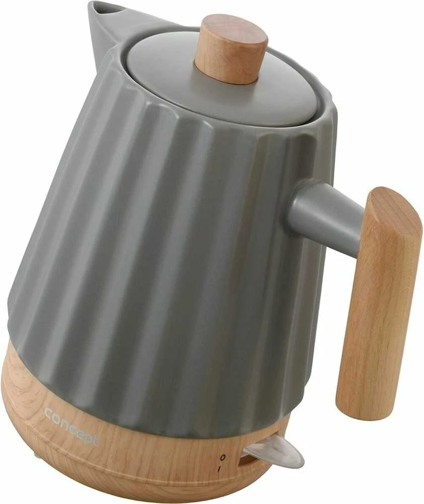Concept Koncepcija RK0092 Keraminis elektrinis virdulys 1,5 l Tamsus pilkas
