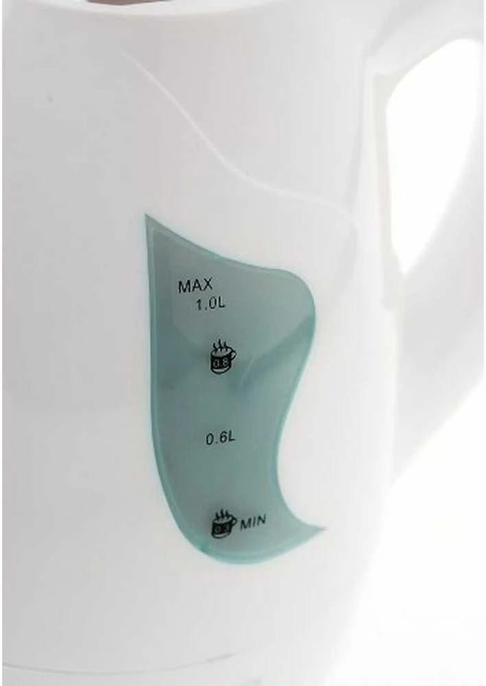 Adler AD 08 Standartinis virdulys, Plastikas, Baltas, 850 W, 1 L, 360° sukamasis pagrindas