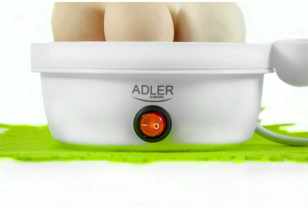 Adler Egg Boiler AD 4459 450 W, Baltas, Kiaušinių talpa 7