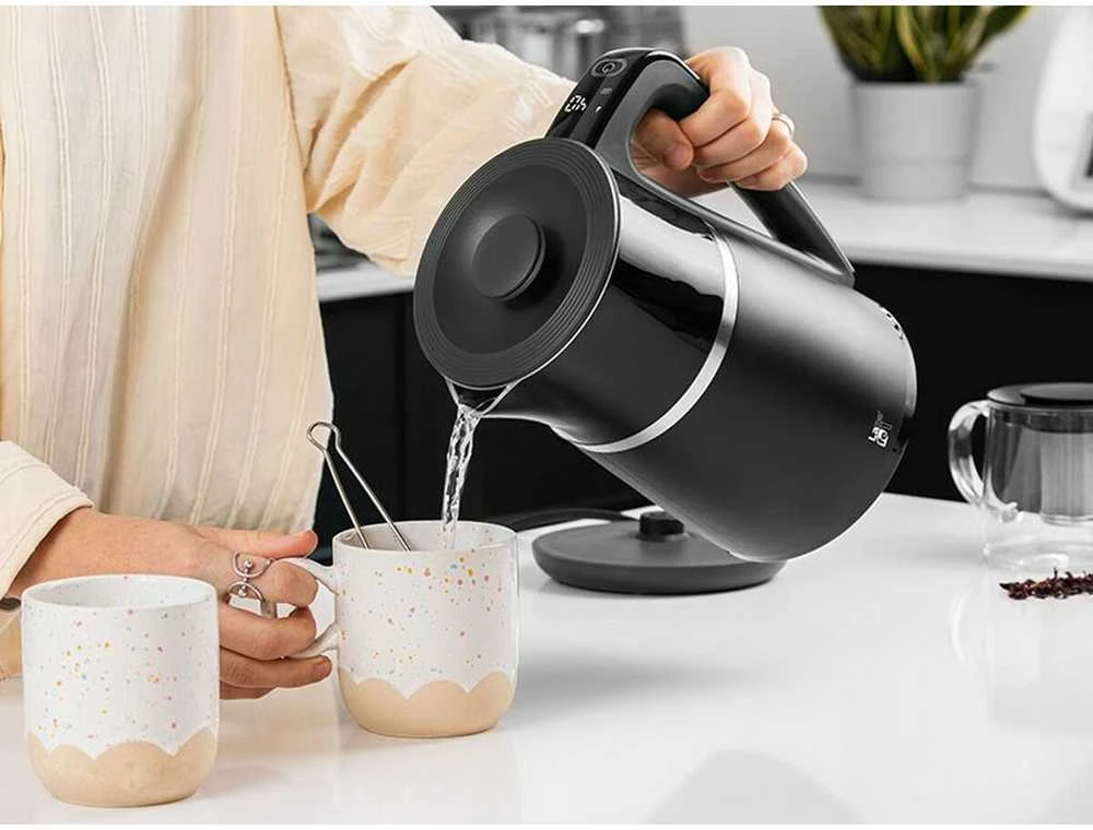 Elektrinis Virdulys - LAFE CEG020 1,7L 2200W Temperatūros kontrolė Juodas