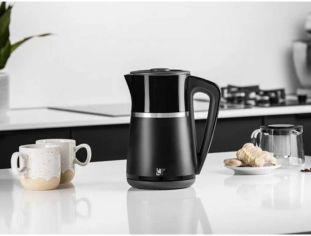 Elektrinis Virdulys - LAFE CEG020 1,7L 2200W Temperatūros kontrolė Juodas