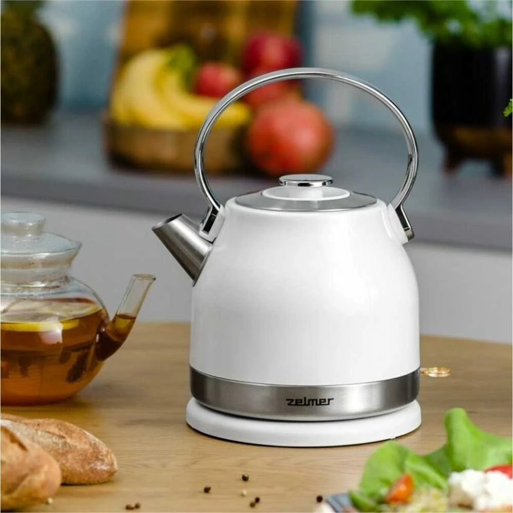 Virdulys - Zelmer ZCK7940 1,5 L 2200 W Nerūdijančio Plieno, Baltas