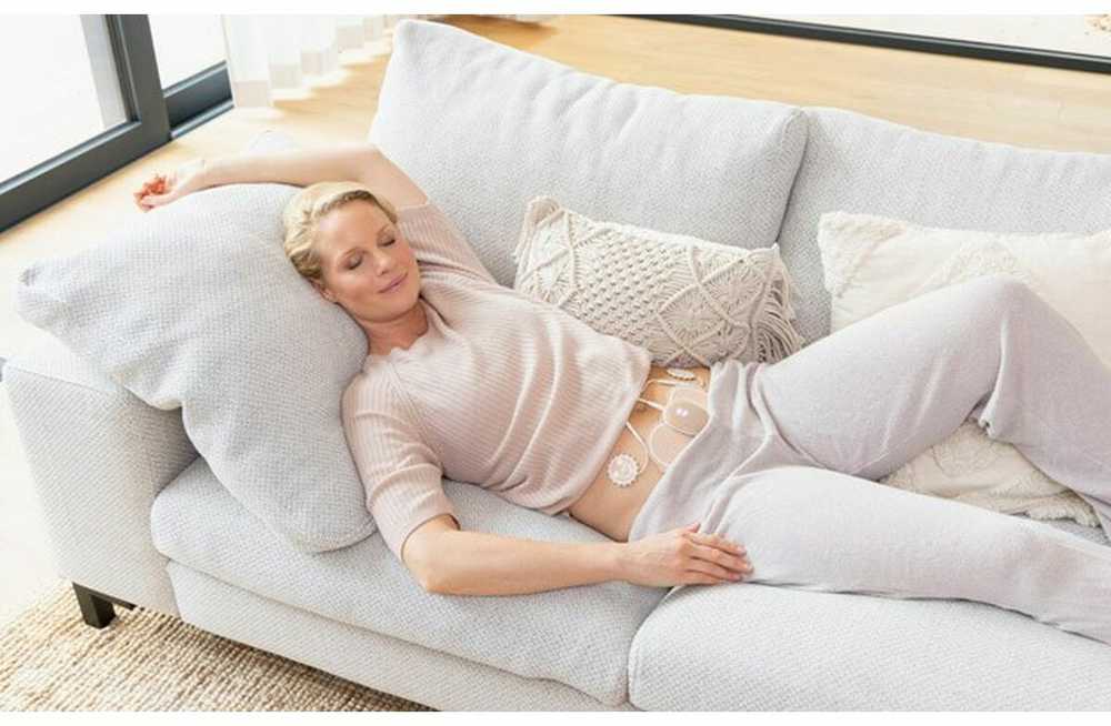 Rechargeable Relaxing Menstrual Massager Medisana TT 250 Beige